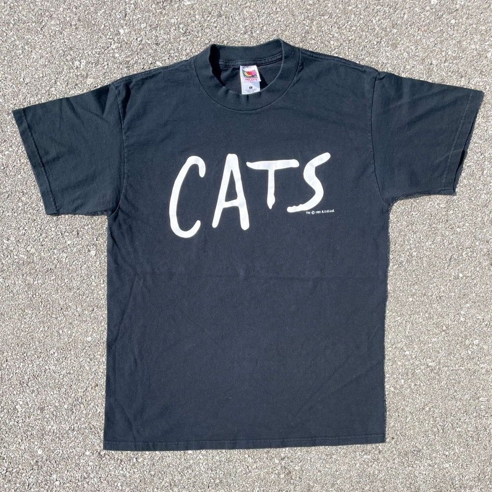 Cats The Musical Vtg 1990s RUG Ltd Fruit Of The Loom T-Shirt Men’s Size (L)